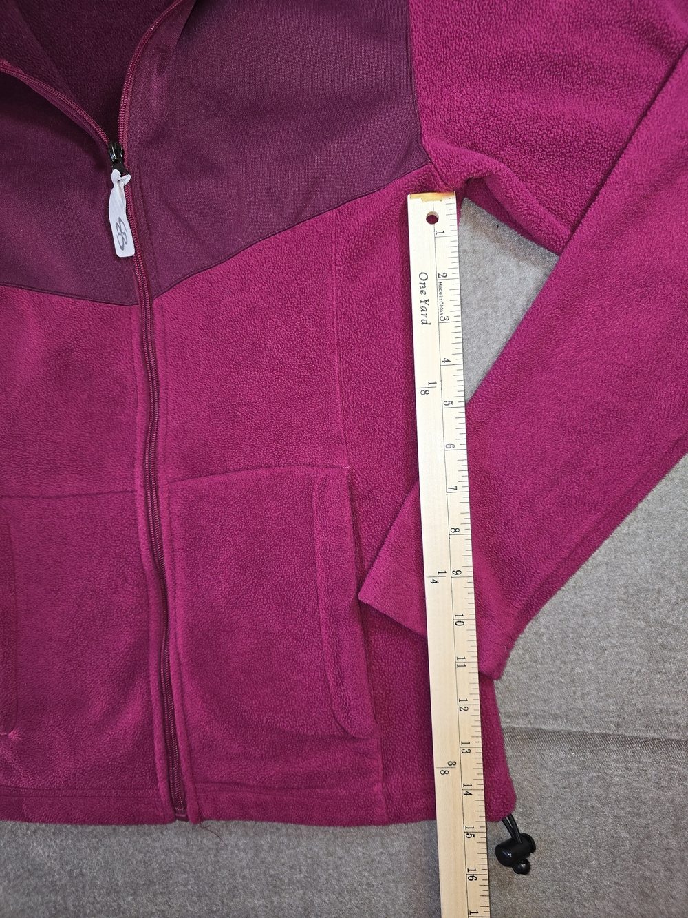 Boombah Fuschia Full-Zip Fleece Jacket  Womens Small - Picture 9 of 14